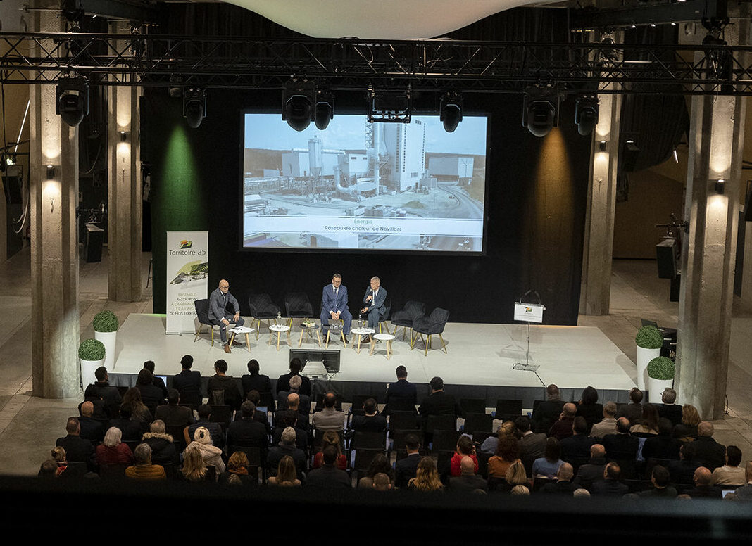 discours sur scène pour Territoire 25