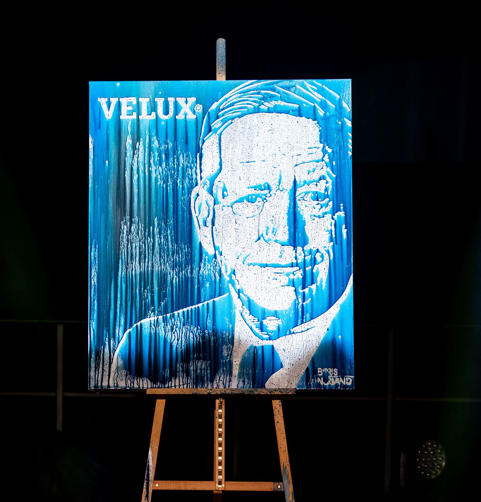 Peinture du fondateur de KH Velux
