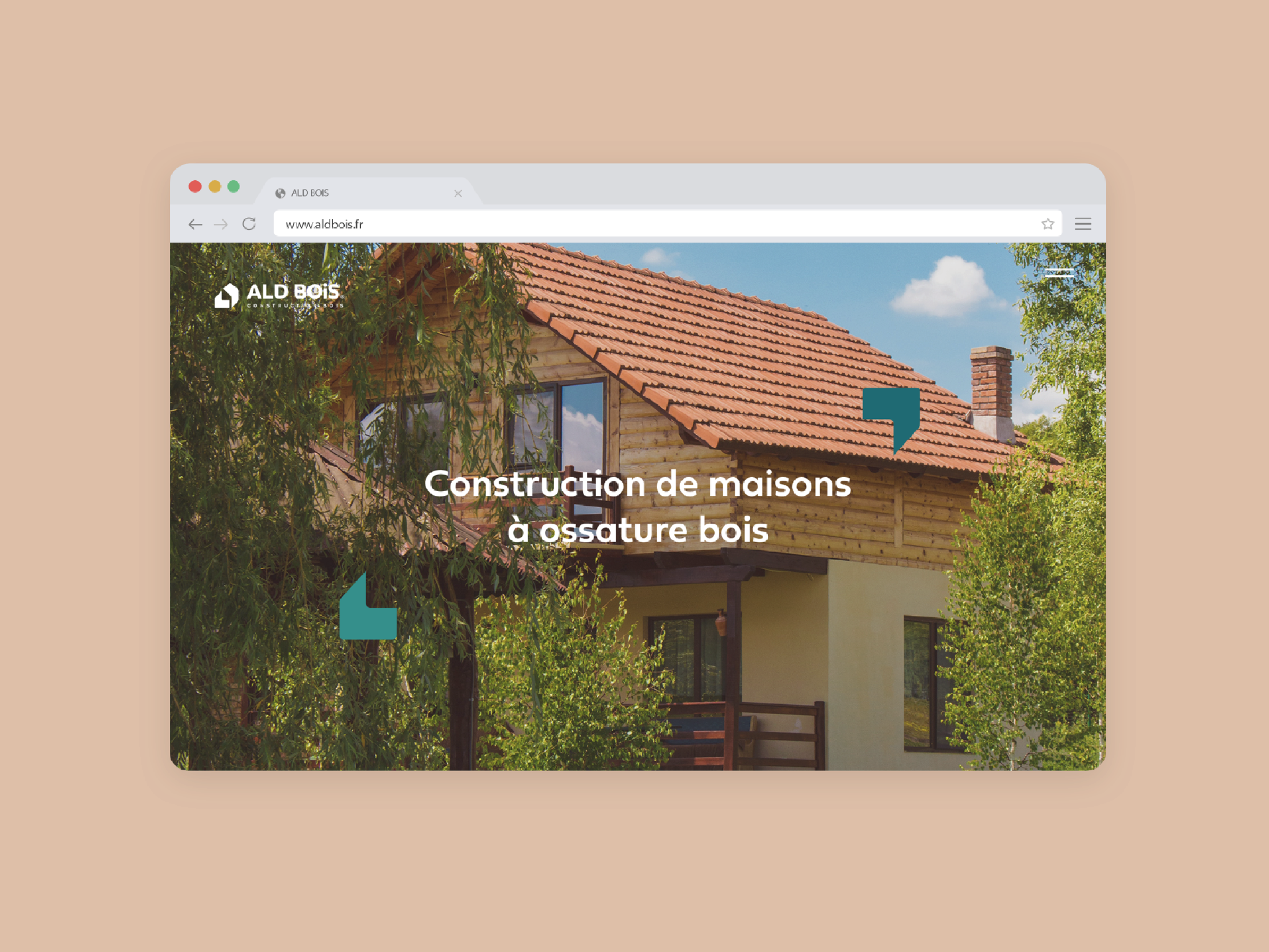 Mockup site internet ald bois