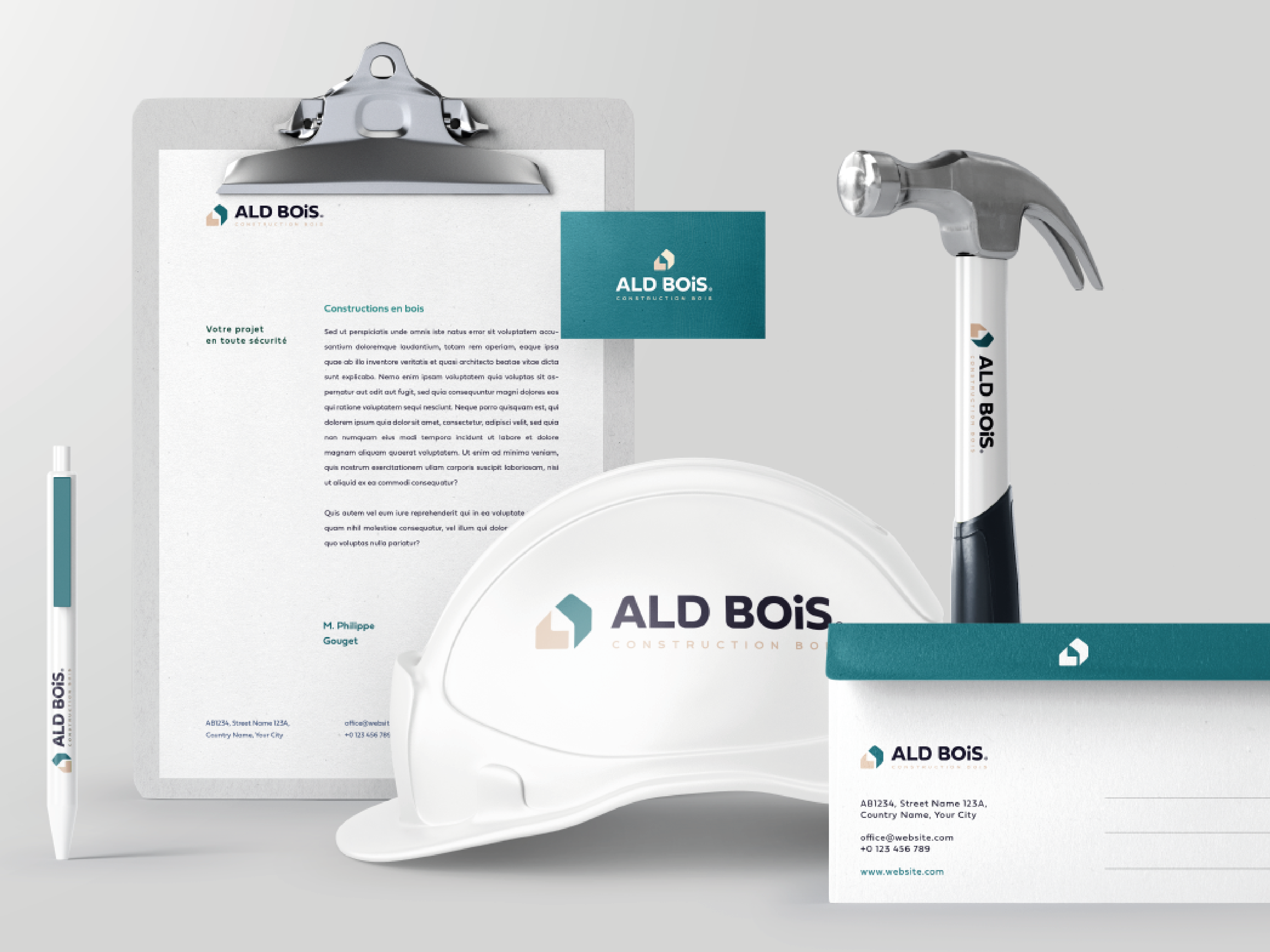 Mockup matériel Ald bois