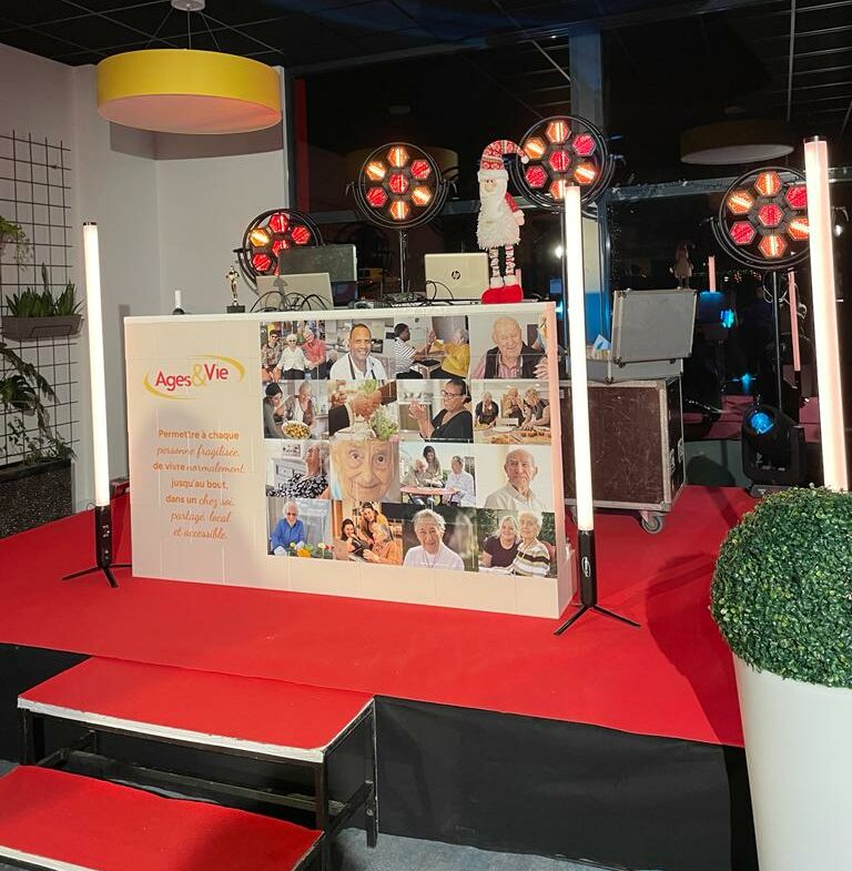 Décoration scénique pour Ages&Vie