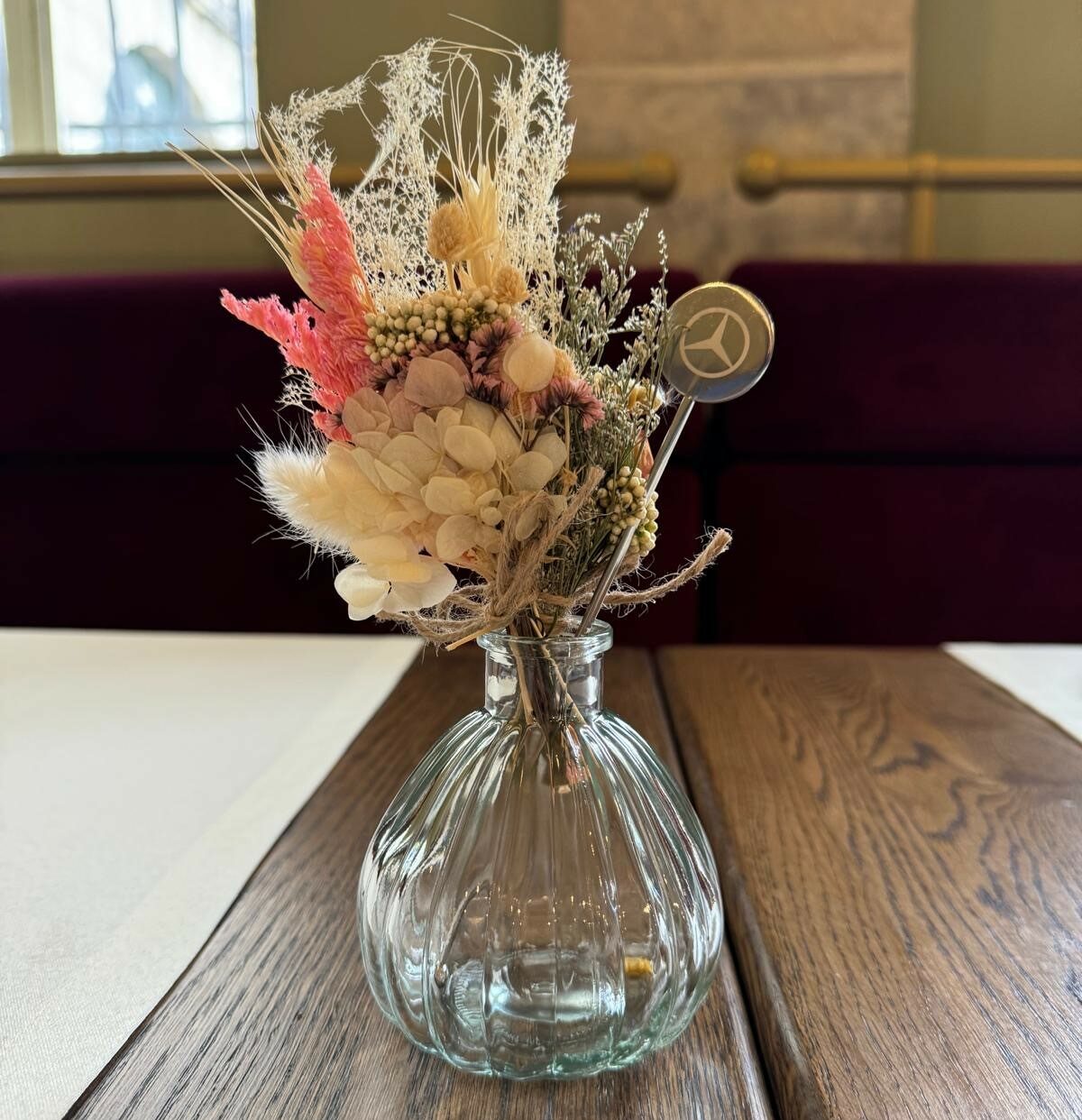 mercedes pot fleurs sechées