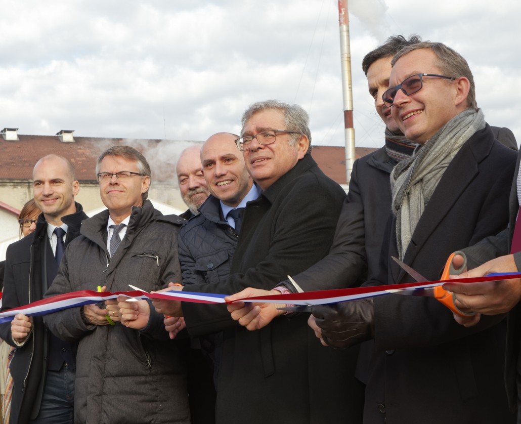 Lancement des travaux de la centrale de Cogénération Biomasse de Novillars - Geste inaugural